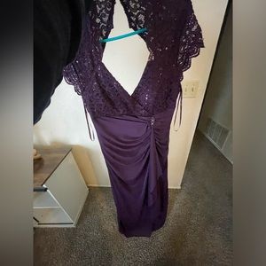 Long Purple Dress